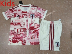 2023-2024 Samurai Special Edition Japan Red Kid/Youth Soccer Uniform-507