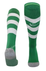 2023-2024 Sporting Clube de Portugal Home White&Green Kids/Youth Soccer Socks