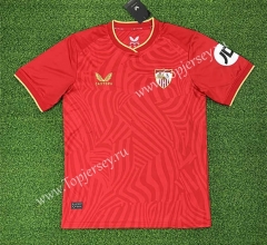 （S-4XL) 2023-2024 Sevilla Away Red Thailand Soccer Jersey AAA-403