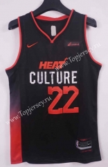 2024 City Edition Miami Heat Black #22 NBA Jersey-1380