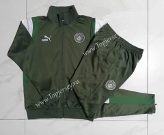 2023-2024 Manchester City Dark Green Thailand Soccer Jacket Uniform-815