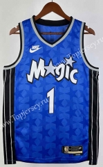 2024 Retro Version Orlando Magic Blue #1 NBA Jersey-311