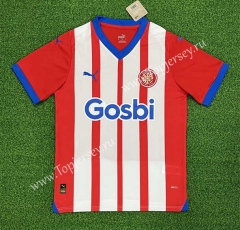 （S-4XL) 2023-2024 Girona FC Home Red&White Thailand Soccer Jesrey AAA-403
