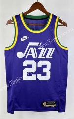 2024 Retro Version Utah Jazz Blue #23 NBA Jersey-311