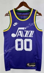 2024 Retro Version Utah Jazz Blue #00 NBA Jersey-311