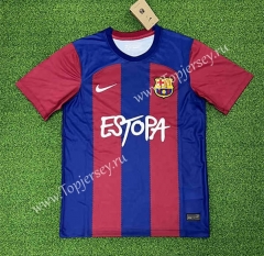 (S-4XL) 2023-2024 Barcelona Blue&Red Thailand Soccer Jersey AAA-403