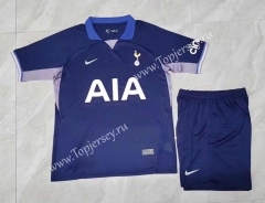 2023-2024 Tottenham Hotspur Away Royal Blue Soccer Uniform-709