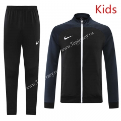 Nike Black Thailand Soccer Jacket Uniform-LH