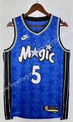 2024 Retro Version Orlando Magic Blue #5 NBA Jersey-311