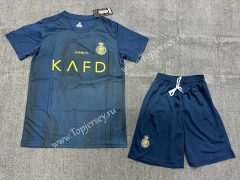 ( Without Brand Logo ) 2023-2024 Al-Nassr FC Away Royal Blue Soccer Unifrom-1506