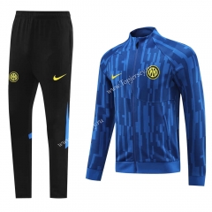 2023-2024 Inter Milan Camouflage Blue Thailand Soccer Jacket Uniform-LH