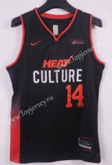 2024 City Edition Miami Heat Black #14 NBA Jersey-1380