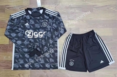 2023-2024 Ajax 2nd Away Black LS Soccer Uniform-709