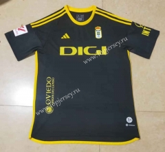 2023-2024 Real Oviedo 2nd Away Black Thailand Soccer Jersey AAA-7T
