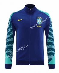 2023-2024 Brazil Blue Thailand Soccer Jacket-LH