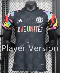 Player Version 2023-2024 Special Version Manchester United Black Thailand Training Jersey AAA-888