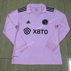 2023-2024 Inter Miami CF Pink LS Thailand Soccer Jersey AAA-422
