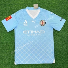 (S-4XL) 2023-2024 Melbourne City Blue Thailand Soccer Jersey AAA-403