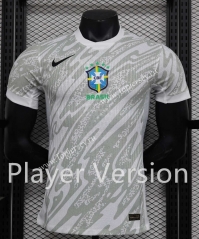 Player Version 2023-2024 Brazil WhiteThailand Soccer Jersey AAA-888