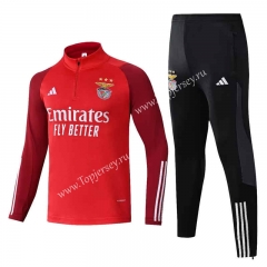 2023-2024 Benfica Red Thailand Soccer Tracksuit -HR