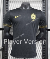 Player Version Brazil Black Thailand Soccer Jersey AAA-888