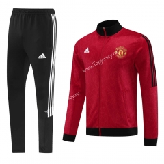 2023-2024 Manchester United Red Thailand Soccer Jacket Uniform-LH