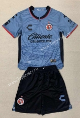 2023-2024 Club Tijuana Away Blue Soccer Uniform-AY