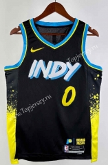 2024 City Edition Indiana Pacers Black #0 NBA Jersey-311