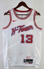 2024 City Edition Houston Rockets White #13 NBA Jersey-311