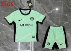 2023-2024 Chelsea 2nd Away Green Kid/Youth Soccer Uniform-GB