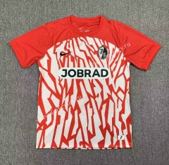 2023-2024 SC Freiburg Home Red&White Thailand Soccer Jersey AAA-417