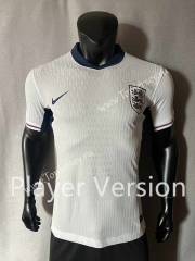 Player Version 2024-2025 England Home White Thailand Soccer Jersey AAA-4691