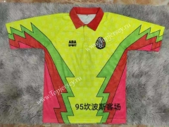 Retro Version 1995 CE Campos Away Yellow&Red (CAMPOS #9 )Thailand Soccer Jersey AAA-9755