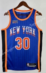 2024 City Version New York Knicks Blue #30 NBA Jersey-311