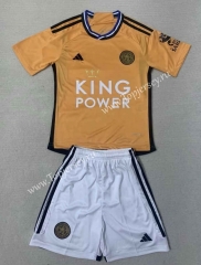 2023-2024 Leicester City 2nd Away Yellow Soccer Unifrom-AY