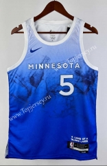 2024 City Edition Minnesota Timberwolves Blue #5 NBA Jersey-311