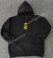 2023-2024 Real Madrid Black Thailand Soccer Tracksuit Top-LH