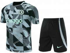 2023-2024 Chelsea Black&Gray Thailand Soccer Uniform-418