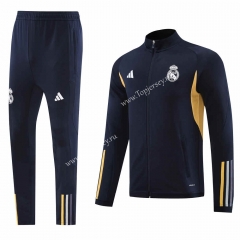 2023-2024 Real Madrid Royal Blue Thailand Soccer Jacket Uniform-LH