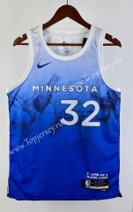 2024 City Edition Minnesota Timberwolves Blue #32 NBA Jersey-311