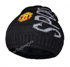 Manchester United Black Fleece Cap