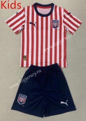 2023-2024 CD Tapatío Home Red&White Kids/Youth Soccer Uniform-AY