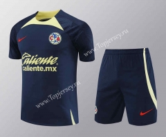2024-2025 Club America Royal Blue Thailand Soccer Uniform-418