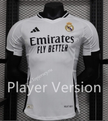 Player Version 2024-2025 Real Madrid Home White Thailand Soccer Jersey AAA-888