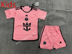 2024-2025 Inter Miami CF Pink Kids/Youth Soccer Uniform-1506