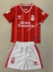 2023-2024 UD Lars Palmas 2nd Away Red Soccer Uniform-AY