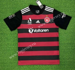 (S-4XL) 2023-2024 Western Sydney Wanderers Red&Black Thailand Soccer Jersey AAA-403