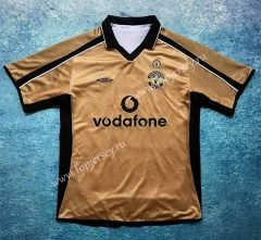 Centenary Version 01-02 Manchester United Gold Thailand Soccer Jersey AAA-6590
