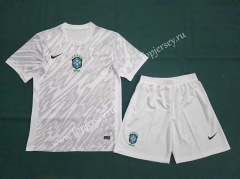 2024-2025 Brazil White Soccer Uniform-3454