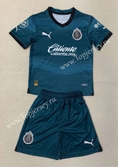 2023-2024 Deportivo Guadalajara 2nd Away Blue Soccer Uniform-AY